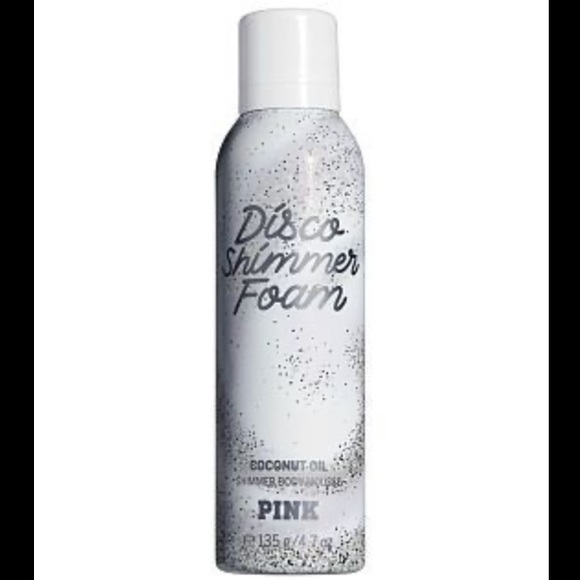 PINK Disco Shimmer Foam Mousse NWT - Picture 1 of 4
